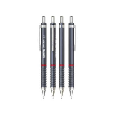 Rotring Tikky Retro Versatil Kalem 0.5 mm, Ergonomik, Metalik Gri - 5