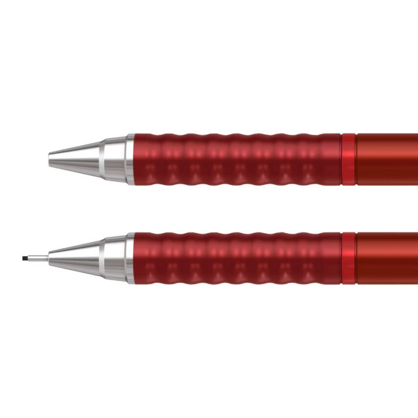 Rotring Tikky Retro Versatil Kalem 0.5 mm – Metalik Kırmızı, Ergonomik - 3