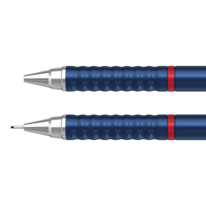 Rotring Tikky Retro Versatil Kalem 0.5 mm, Ergonomik, Metalik Mavi - 3