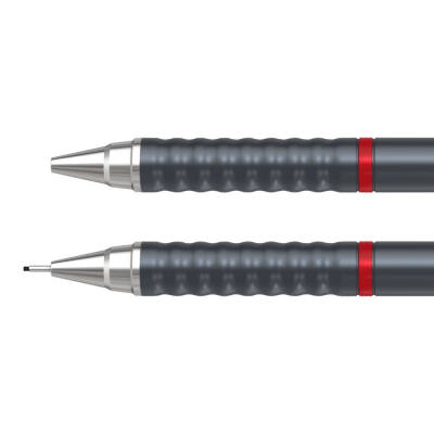 Rotring Tikky Retro Versatil Kalem 0.7 mm – Metalik Gri, Ergonomik - 3