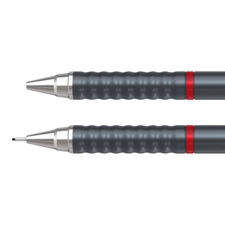 Rotring Tikky Retro Versatil Kalem 0.7 mm – Metalik Gri, Ergonomik - 3