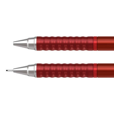 Rotring Tikky Retro Versatil Kalem 0.7 mm – Metalik Kırmızı, Ergonomik - 3