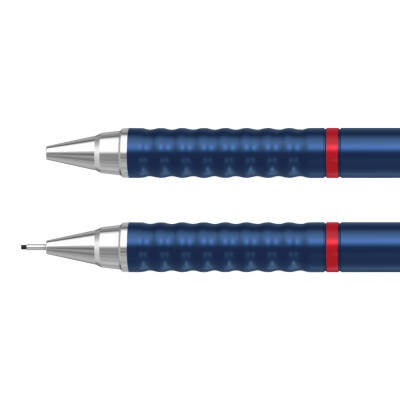 Rotring Tikky Retro Versatil Kalem 0.7 mm – Metalik Mavi, Ergonomik - 3