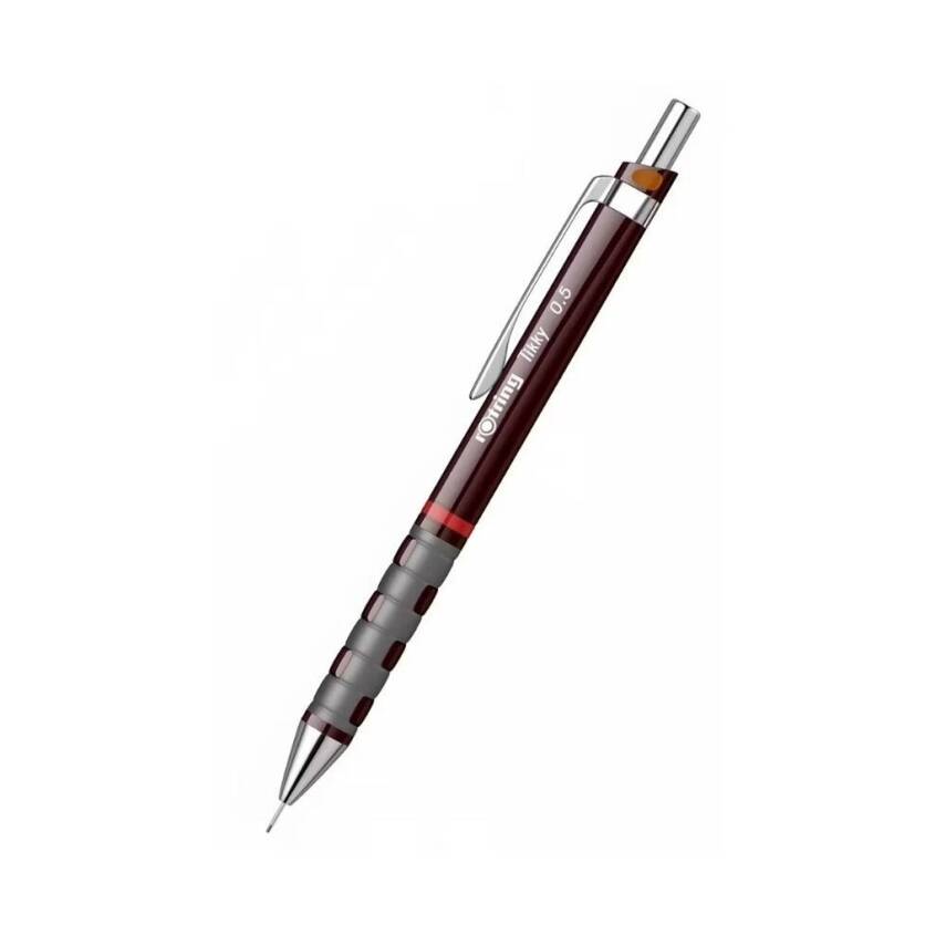 Rotring Tikky Versatil Kalem 0.5mm, Ergonomik ve Dayanıklı Yapı, Bordo - 2