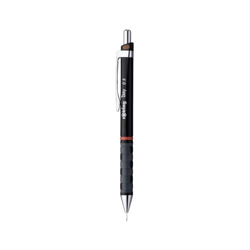 Rotring Tikky Versatil Kalem 0.5mm, Ergonomik ve Dayanıklı Yapı, Siyah - 1