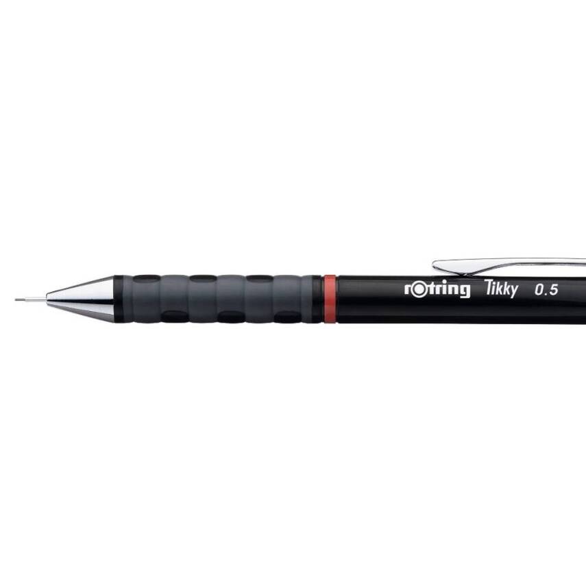 Rotring Tikky Versatil Kalem 0.5mm, Ergonomik ve Dayanıklı Yapı, Siyah - 3