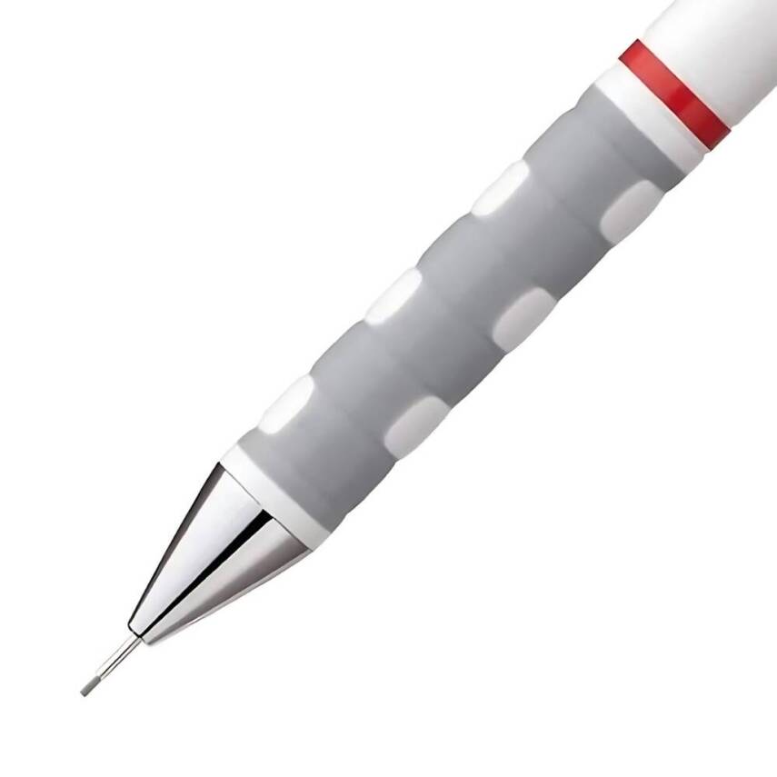 Rotring Tikky Versatil Kalem, 0.7 mm, Dayanıklı Ergonomik Yapı, Beyaz - 3