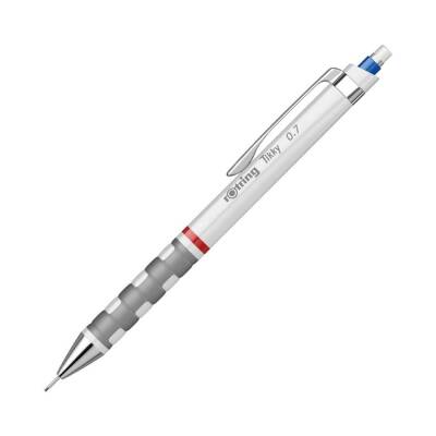 Rotring Tikky Versatil Kalem, 0.7 mm, Dayanıklı Ergonomik Yapı, Beyaz - 7