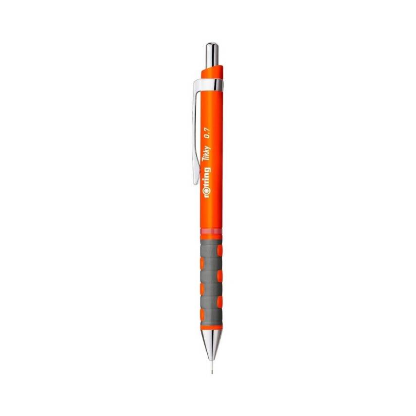 Rotring Tikky Versatil Kalem, 0.7 mm, Ergonomik Yapı, Neon Turuncu - 1