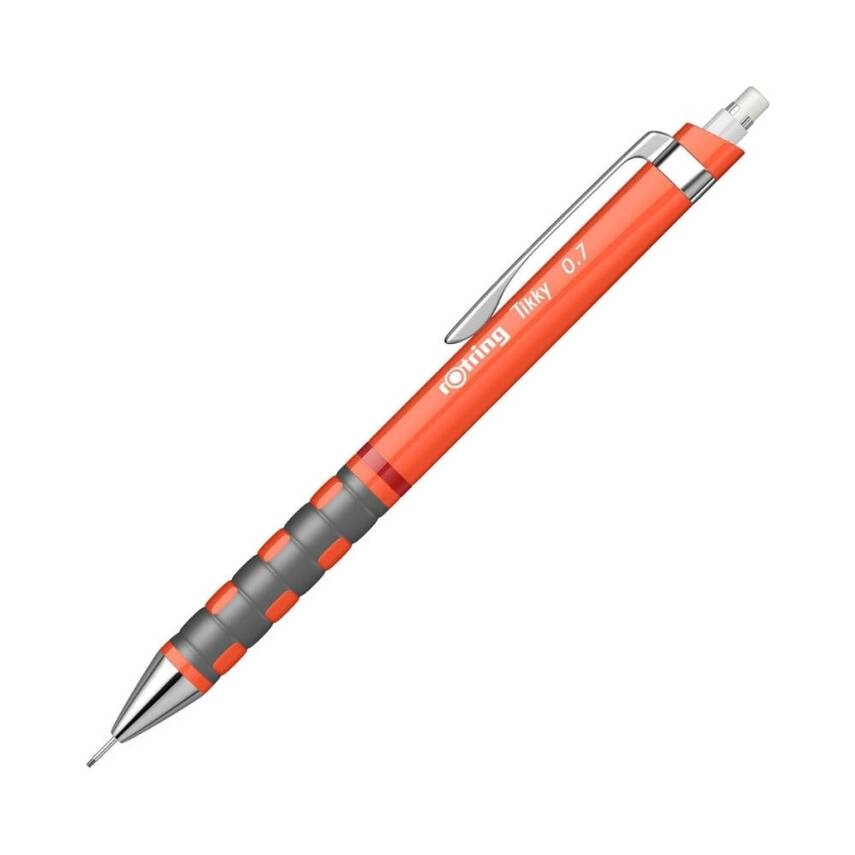 Rotring Tikky Versatil Kalem, 0.7 mm, Ergonomik Yapı, Neon Turuncu - 2