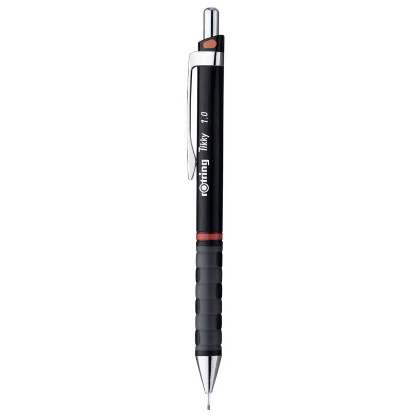 Rotring Tikky Versatil Kalem 0.9mm, Ergonomik ve Dayanıklı Yapı, Siyah - 1
