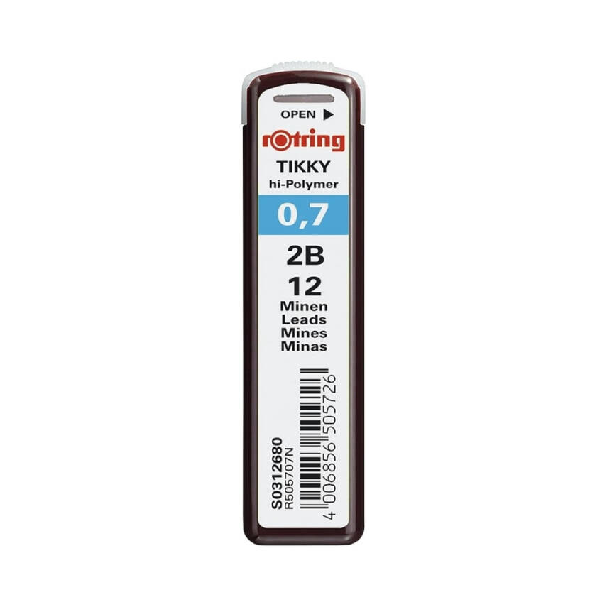 Rotring Tikky Versatil Kalem Seti 0.7mm, Açık Mavi, Silgi, Uç Hediyeli - 4