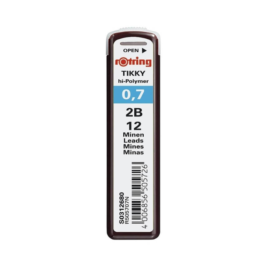 Rotring Tikky Versatil Kalem Seti 0.7 mm – Bordo, Silgi ve Uç Hediyeli - 3