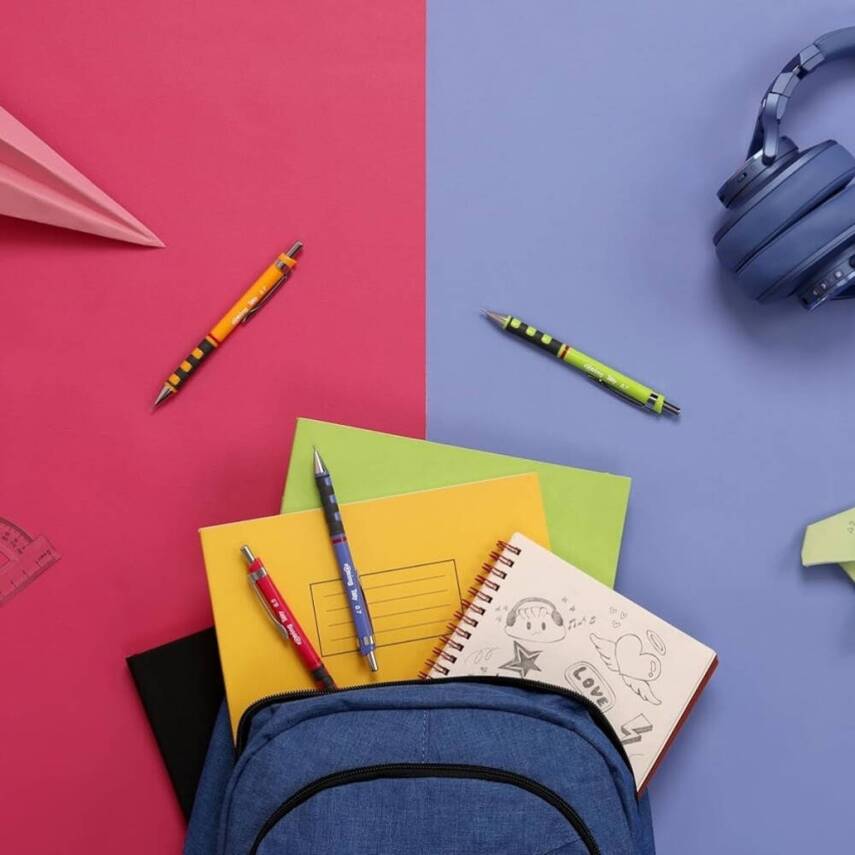 Rotring Tikky Versatil Okul Seti, 0.7 mm, 3'lü Set, Turuncu - 5