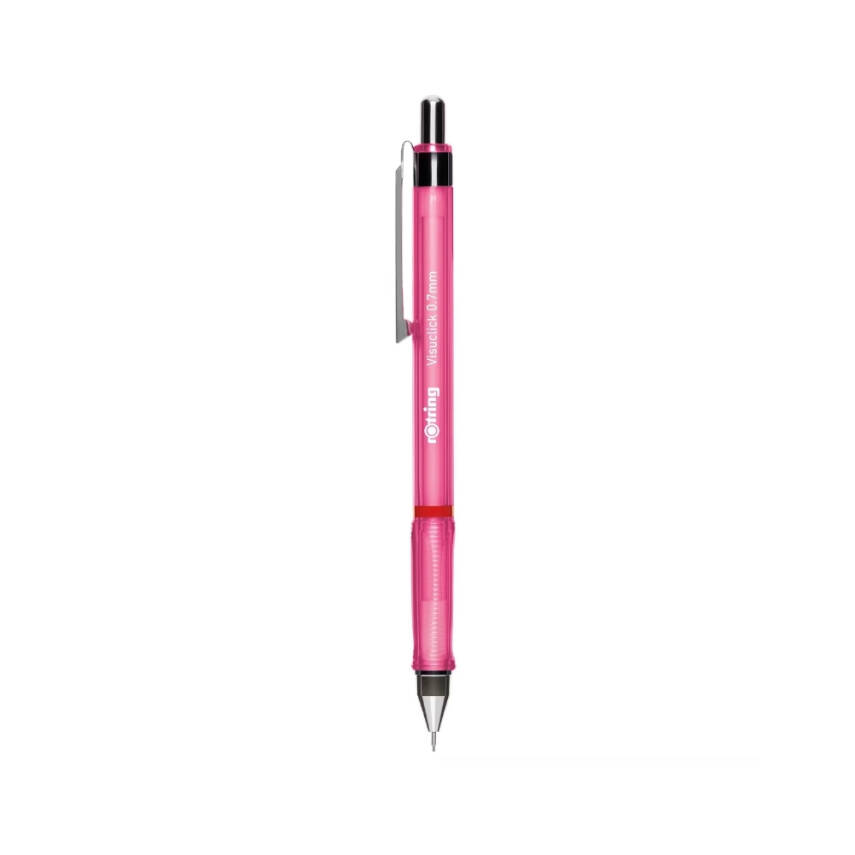 Rotring Visuclick Versatil Kalem 0.7 mm – Opak Pembe, Ergonomik, Metal - 1