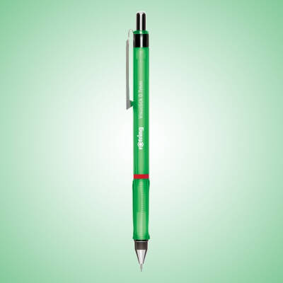 Rotring Visuclick Versatil Kalem 0.7 mm – Opak Yeşil, Ergonomik, Metal - 2