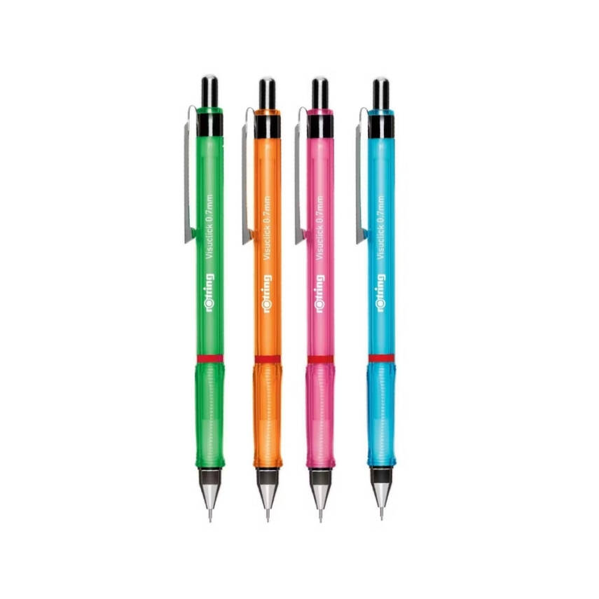 Rotring Visuclick Versatil Kalem 0.7 mm – Opak Yeşil, Ergonomik, Metal - 5