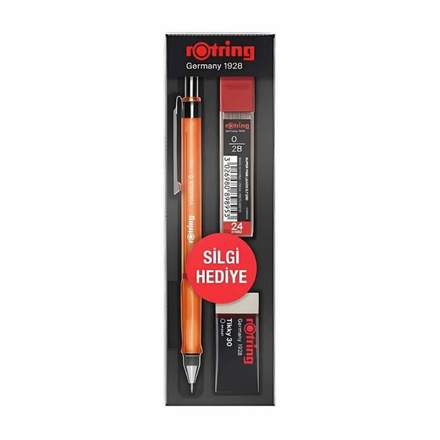 Rotring Visuclick Versatil Kalem Seti 0.7 mm, 3'lü Set, Turuncu - 1