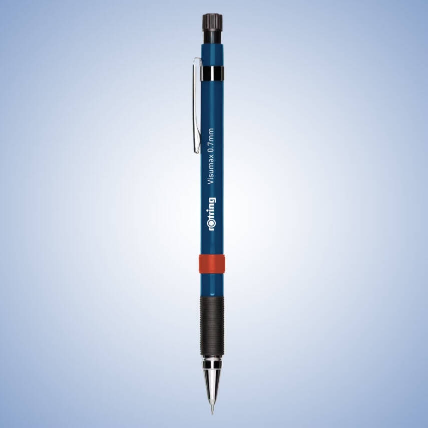 Rotring Visumax Versatil Kalem 0.7 mm, Lacivert, Kauçuk Tutuş, Silgili - 2