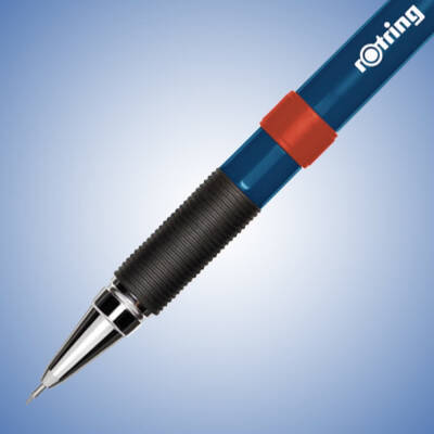 Rotring Visumax Versatil Kalem 0.7 mm, Lacivert, Kauçuk Tutuş, Silgili - 3