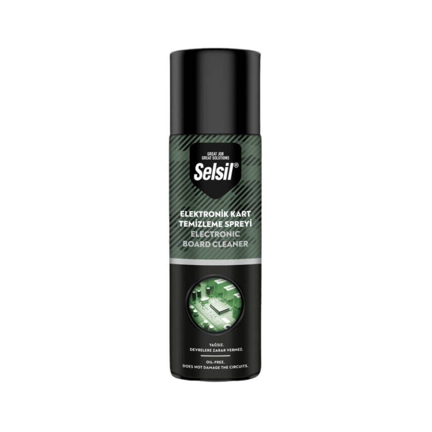 Selsil Elektronik Devre Kart Temizleyici, 200 ml, Yağsız ve Etkili - 1
