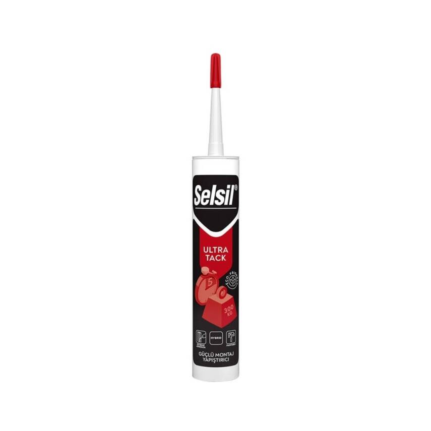Selsil Ultra Tack Yapıştırıcı, 290 ml, Güçlü Yapışma ve Hızlı Etki - 1
