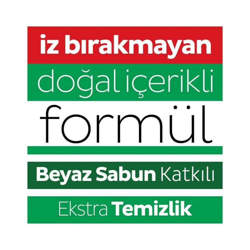 Sleepy Easy Clean Yüzey Temizlik Havlusu, 100'lü, Beyaz Sabun, Doğal - 3