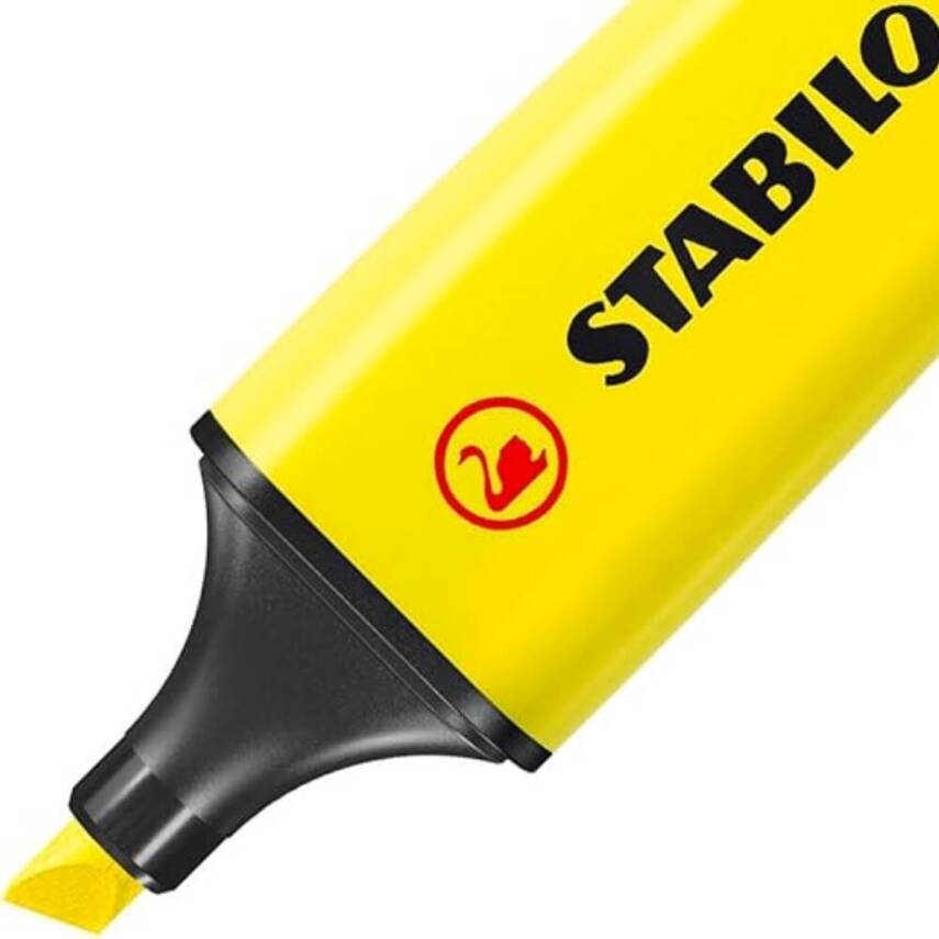 Stabilo Boss Fosforlu Kalem, 2-5 mm Uç, Su Bazlı Mürekkep, Sarı - 2