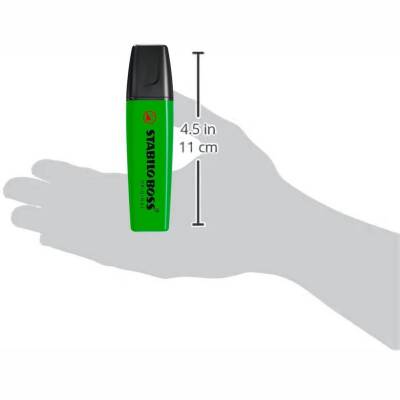 Stabilo Boss Fosforlu Kalem, 2-5 mm Uç, Su Bazlı Mürekkep, Yeşil - 5