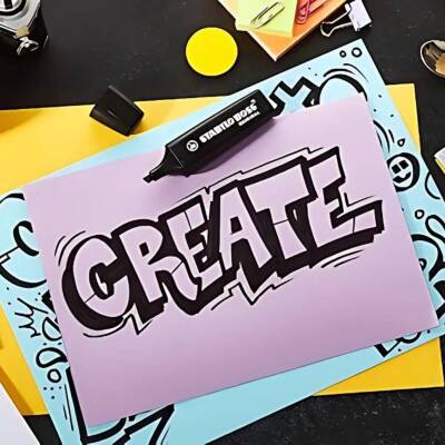 Stabilo Boss NatureCOLORS Fosforlu Kalem, Siyah, 2-5 mm Uç, Su Bazlı - 4