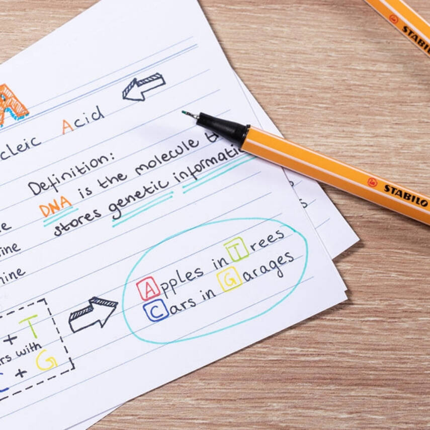 Stabilo Point 88 Fineliner Kalem – 0.4 mm Uç, Kayısı Renk, Metal Uçlu - 5