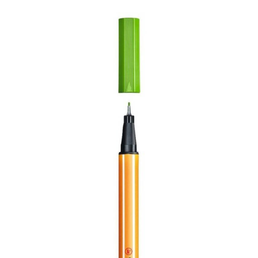 Stabilo Point 88 Fineliner Kalem – 0.4mm Uç, Yaprak Yeşili, Metal Uçlu - 2