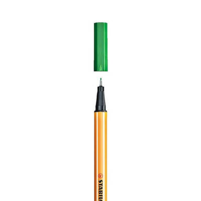 Stabilo Point 88 Fineliner Kalem – 0.4 mm Uç, Yeşil Renk, Metal Uçlu - 2