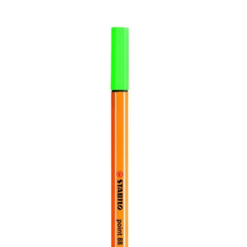 Stabilo Point 88 Fineliner Kalem – 0.4mm Uç, Zümrüt Yeşili, Metal Uçlu - 2