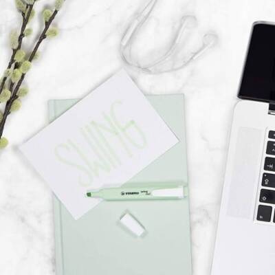 Stabilo Swing Cool Fosforlu Kalem Seti, 8’li Pastel, 1-4 mm Uçlu - 3