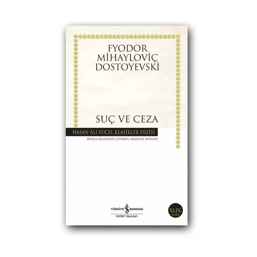 Suç ve Ceza, Dostoyevski, 100 Temel Eser, Roman, Karton Kapak - 1