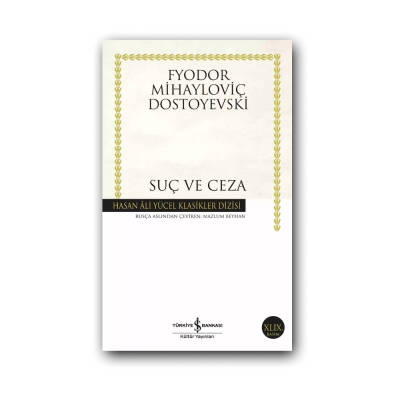 Suç ve Ceza, Dostoyevski, 100 Temel Eser, Roman, Karton Kapak - Türkiye İş Bankası Kültür Yayınları