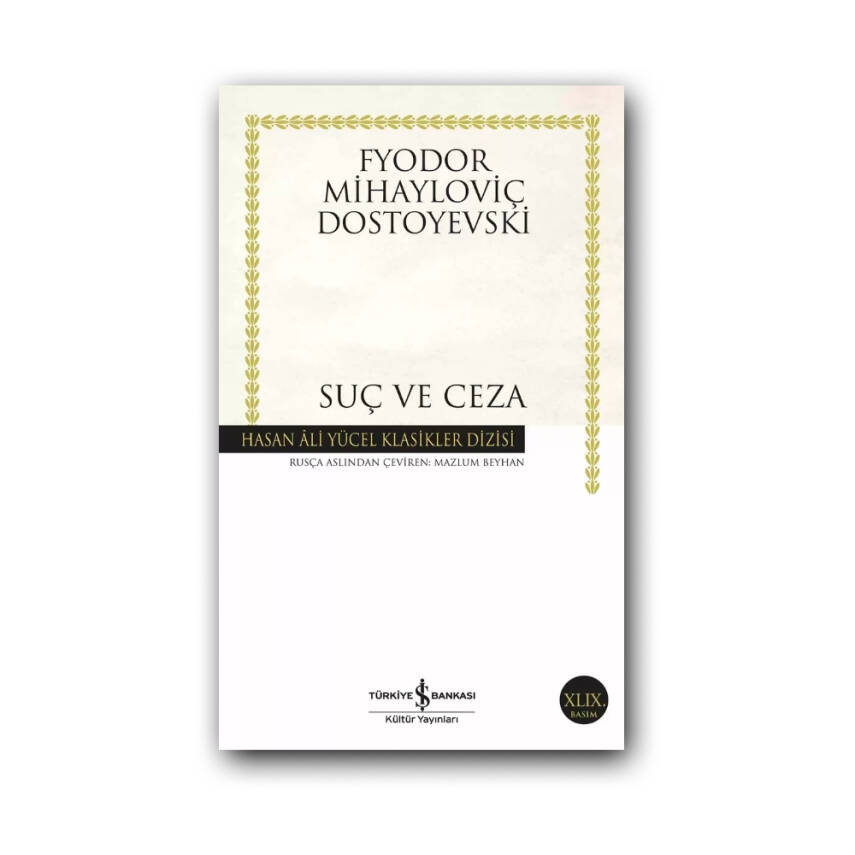 Suç ve Ceza (Karton Kapak) – Dostoyevski, 100 Temel Eser | Roman - 1