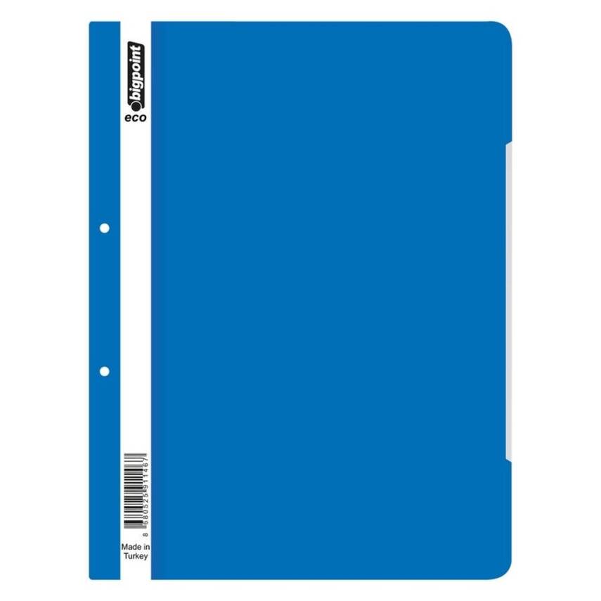 Bigpoint Telli Dosya, Standart, A4, Metal Tel, Mavi, 50 Adet - 2
