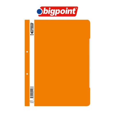 Bigpoint Telli Dosya, 50'li Paket, Standart, A4, Metal Tel, Turuncu - 4