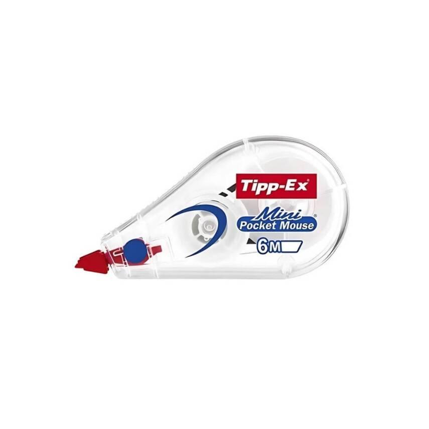 Tipp-Ex Mini Pocket Mouse Şerit Silici, 5mm x 6m, Yırtılmaya Dayanıklı - 1