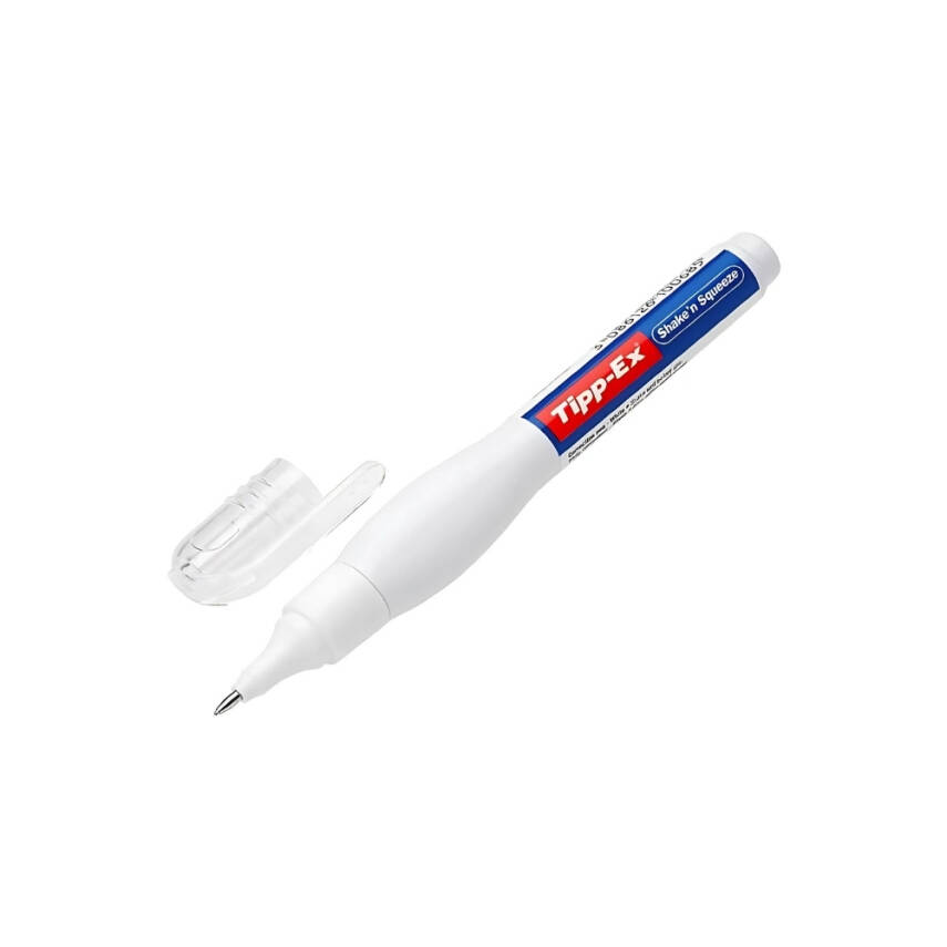 Tipp-Ex Shake & Squeeze Sıvı Silici, Kalem Tipi, 8ml,Hızlı Kurur,Beyaz - 2