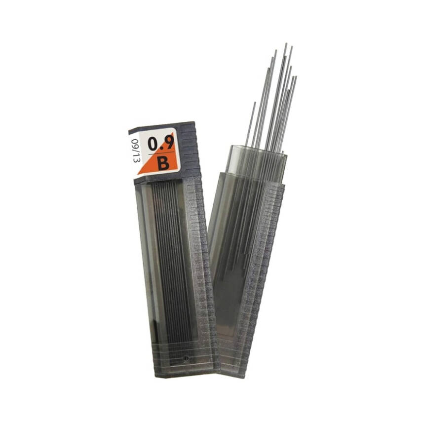 Tombow Min Mono Leaf 0.9mm HB Kalem Ucu, Siyah, 12 Uçlu ,Dayanıklı - 4
