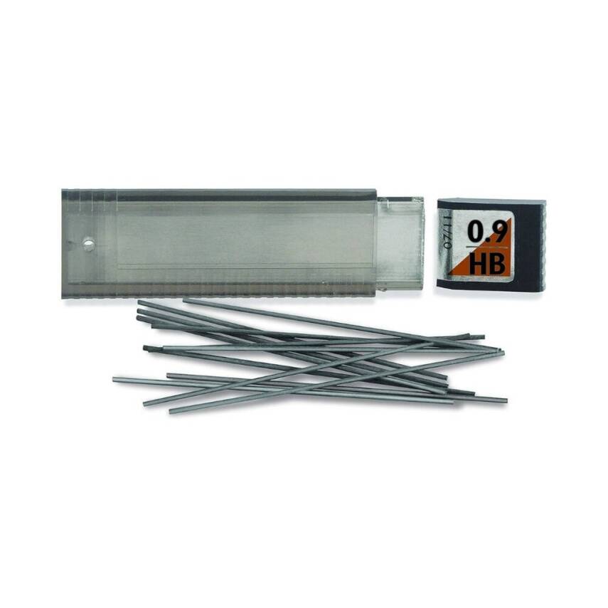 Tombow Min Mono Leaf 0.9mm HB Kalem Ucu, 12 Uçlu, Dayanıklı, Siyah - 2