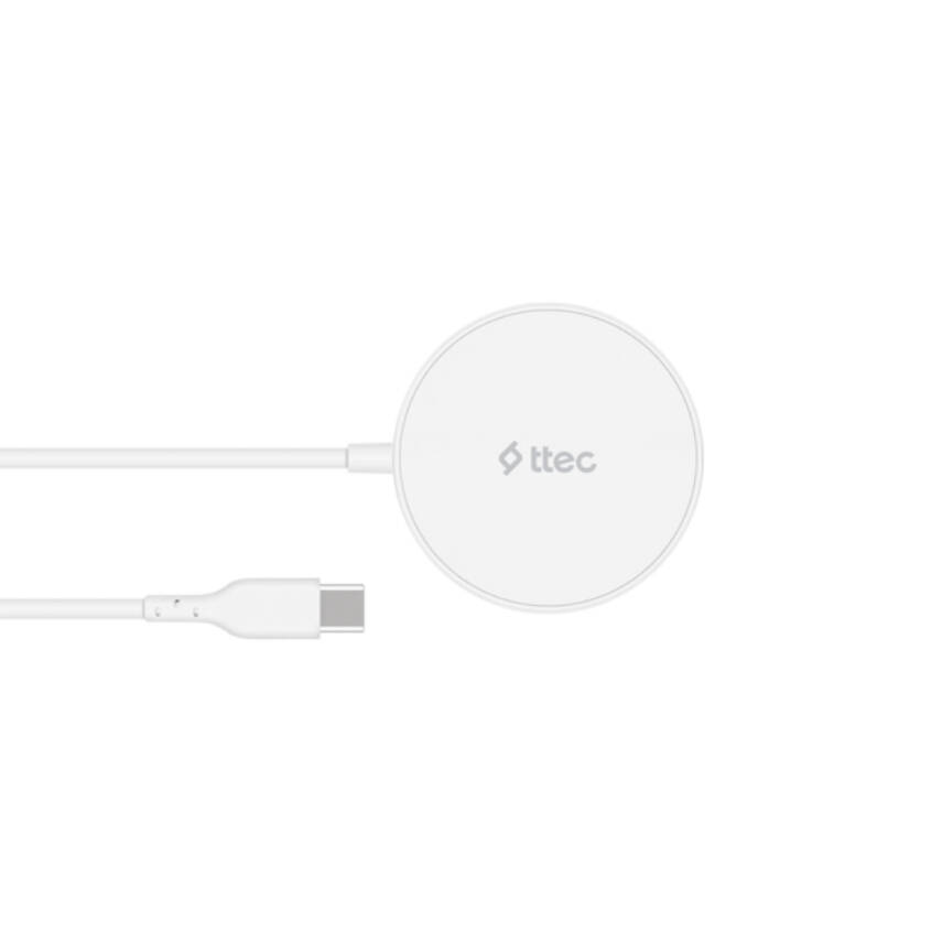 Ttec AirCharger M+ Seyahat Hızlı Şarj Aleti, Magsafe Uyumlu, Beyaz - 4