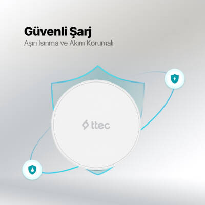 Ttec AirCharger M+ Seyahat Hızlı Şarj Aleti, Magsafe Uyumlu, Beyaz - 8