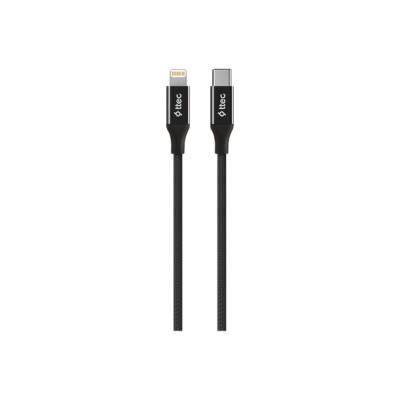 Ttec AlumiCable Hızlı Şarj Kablosu, USB-C - Lightning, 150 cm, Siyah - TTEC