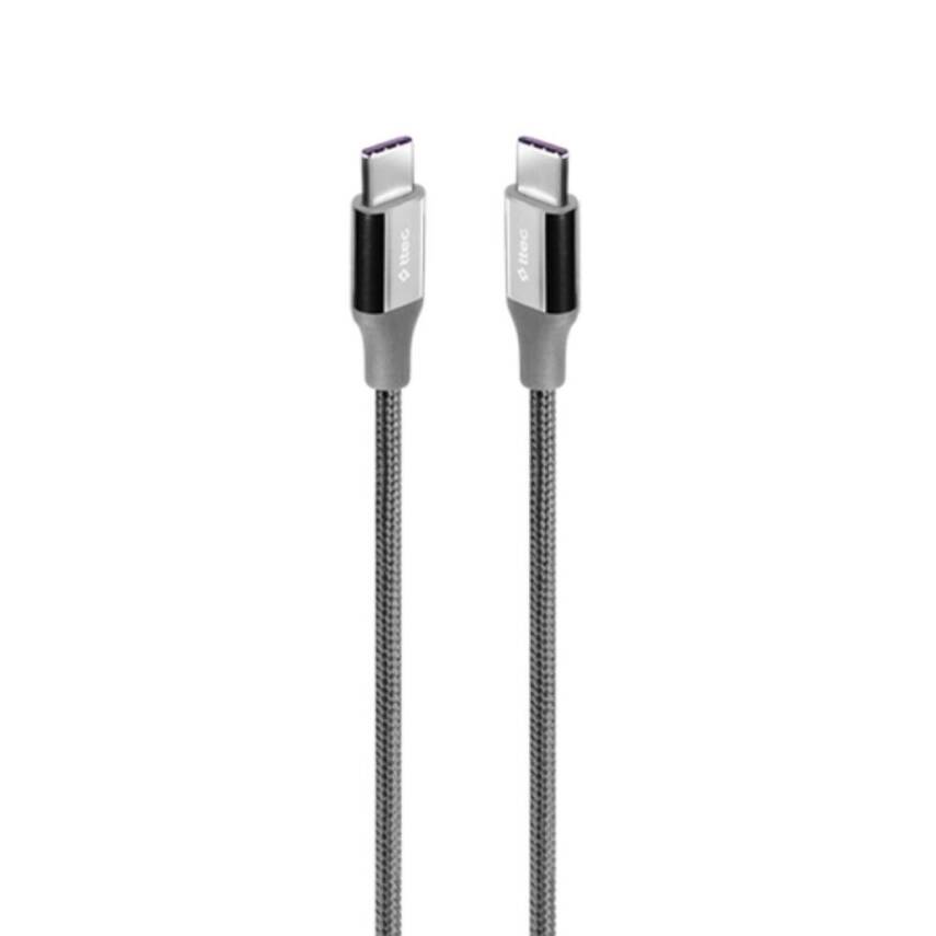 Ttec AlumiCable Hızlı Şarj Kablosu, USB-C-Lightning, 1.5 m, Uzay Grisi - 1