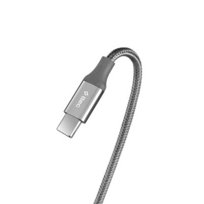 Ttec AlumiCable Hızlı Şarj Kablosu, USB-C-Lightning, 1.5 m, Uzay Grisi - 3