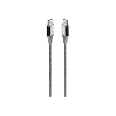 Ttec AlumiCable Hızlı Şarj Kablosu, USB-C - USB-C, 300 cm, Uzay Grisi - TTEC